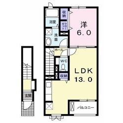 五井駅 徒歩30分 2階の物件間取画像